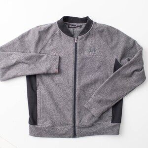 Under Armour Coldgear Women's Medium Zip Up Athletic Jacket in Heather Grey‎